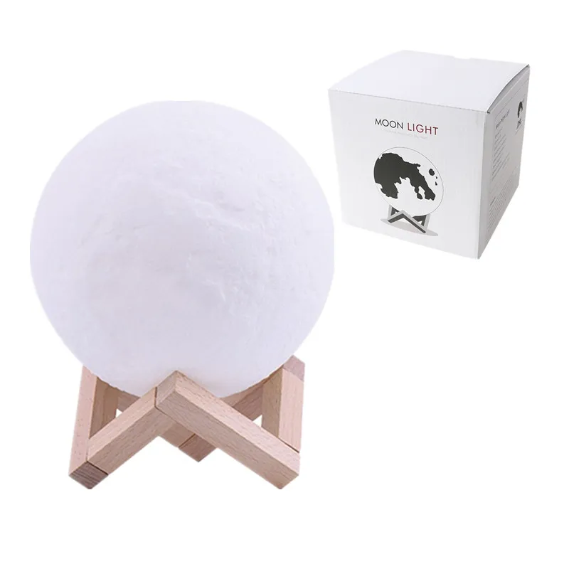Dohome WiFi الذكية القمر ضوء دعم سيري القمر مصباح LED ضوء الليل تغيير ملون يعتم ثلاثية الأبعاد الإبداعية القمر مصباح الجدول مصباح