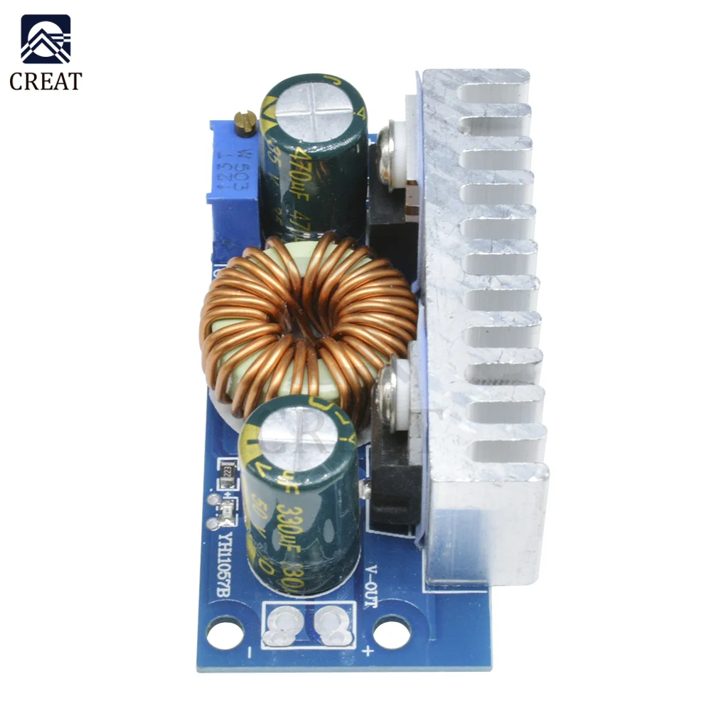 DC-DC DC 4.5V-32V to DC 5-42V 6A Step Up Boost Converter Power Supply Module Non-isolated Short Circuit Protection