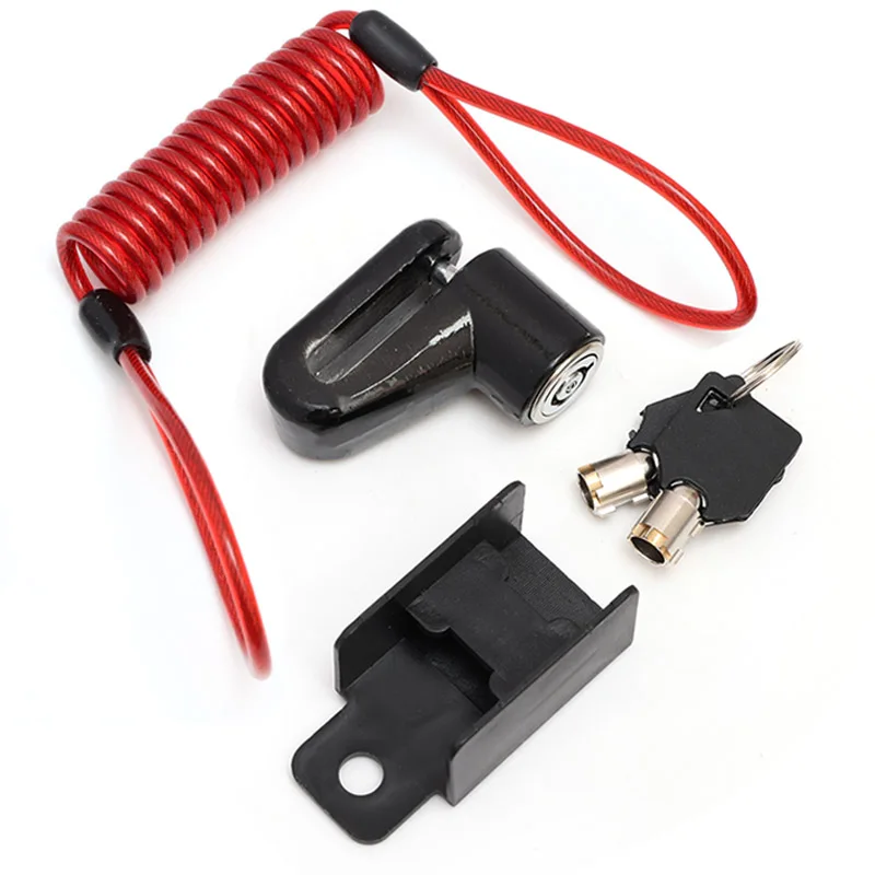 Schijfremslot met staaldraad voor Xiaomi M365 1S Pro Universele elektrische scooterbeschermer tegen diefstalaccessoires