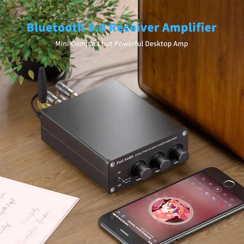 Fosi Audio BT20A-TPA3116 ミニパワーアンプ中古 H8c7bb53dab4e4a1cb9d1092a4d0f1