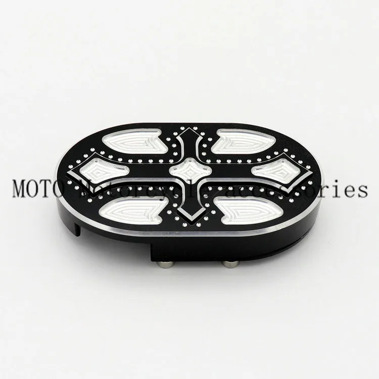 Cross style CNC Foot Peg Footrest Brake Pedal Pad Cover For Harley Sportster XL 1200 883 N XL883 XL1200 Touring Softails Dyna