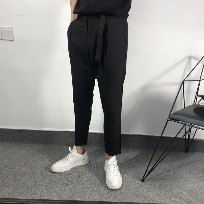 Men's Conical Pants Spring/Summer New Harajuku High Street British Style Fashion Casual Loose Oversized Pants