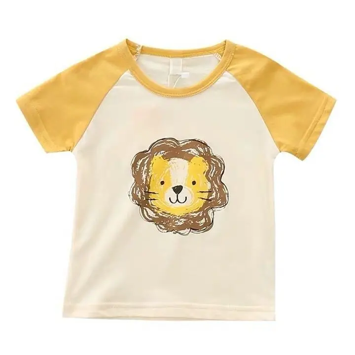 

2020 summer New Style Girls Cartoon short sleeve T Shirt Fashion Tops Children T-shirt