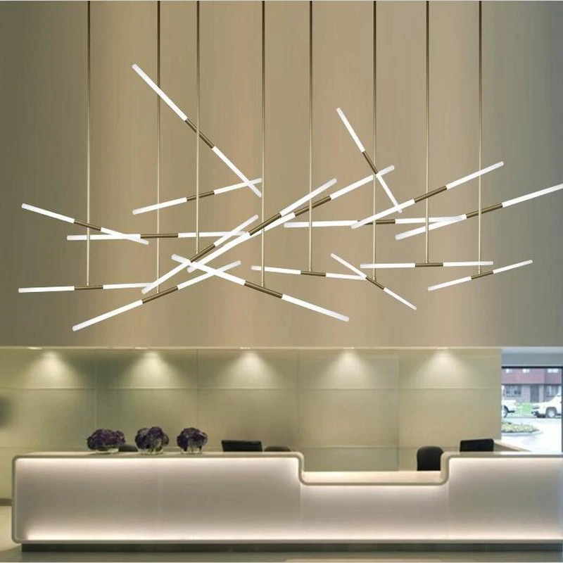 

Post Modern Branch Light Ceiling Pendant Lamp Office Counter Island Loft Shop Hall DIY Decorative Lighting Fixture