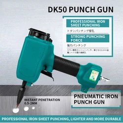 DK50 Pneumatic Punching Gun/Riveting Punch for Color Steel Shed Board 2mm Metal Sheet Rivet Puncher