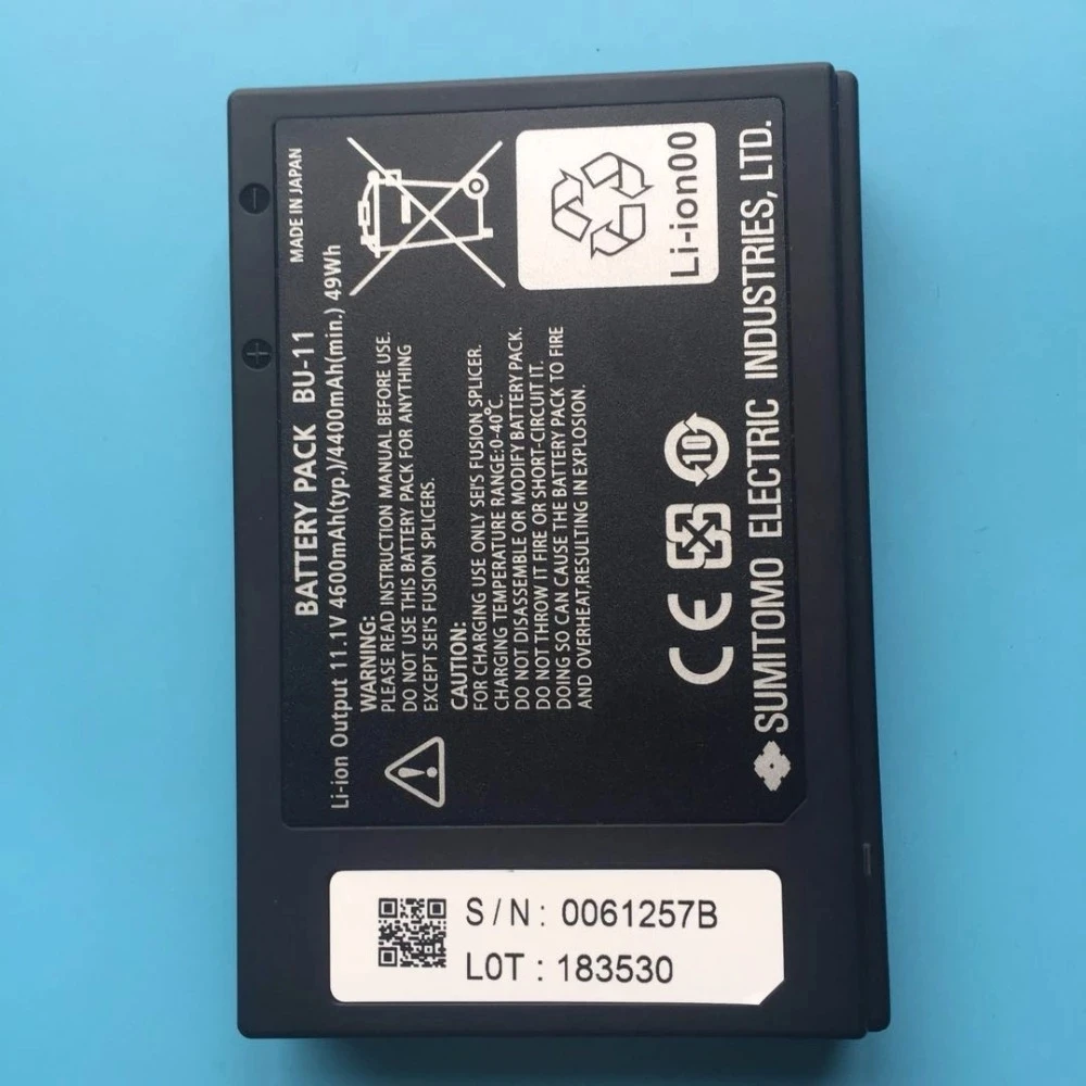 Original Japan Sumitomo BU-11 BU-11S battery for Type-71C Type-81C Type-82C T-71M T-Q101 T-71C T-81C Z1C Z2C Fusion Splicer