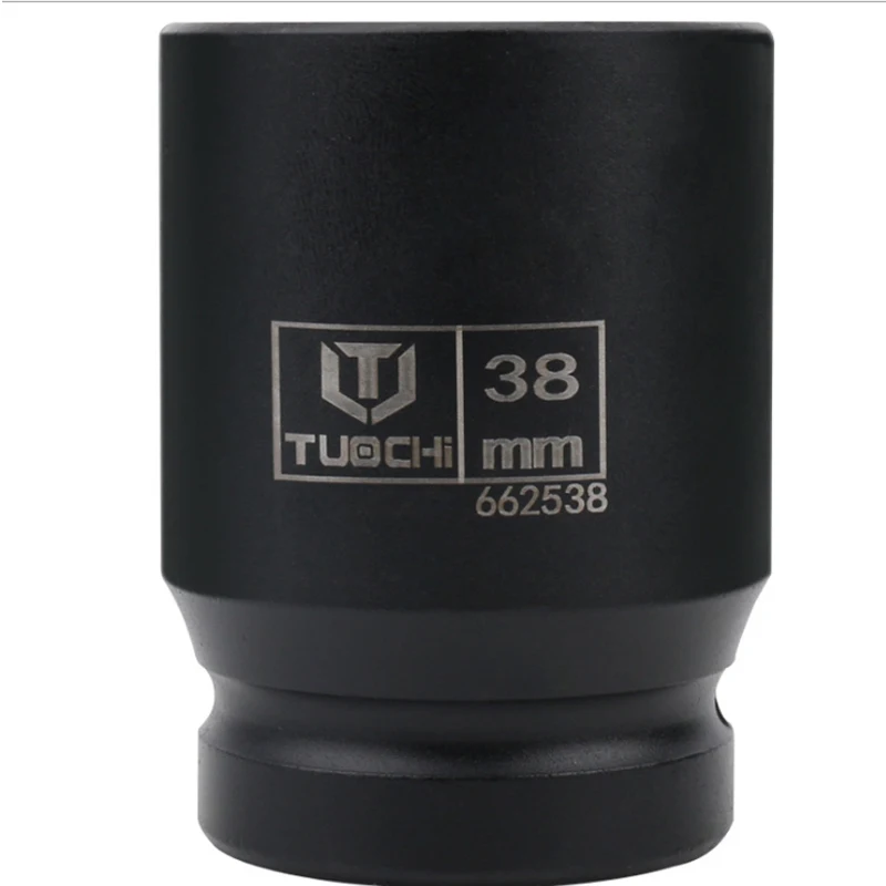 Enchufe de impacto de alta resistencia, CR-V de enchufes de aire hexagonales de 1 pulgada, piezas de herramientas neumáticas, llave neumática métrica, cabezal de enchufe, herramientas de mano