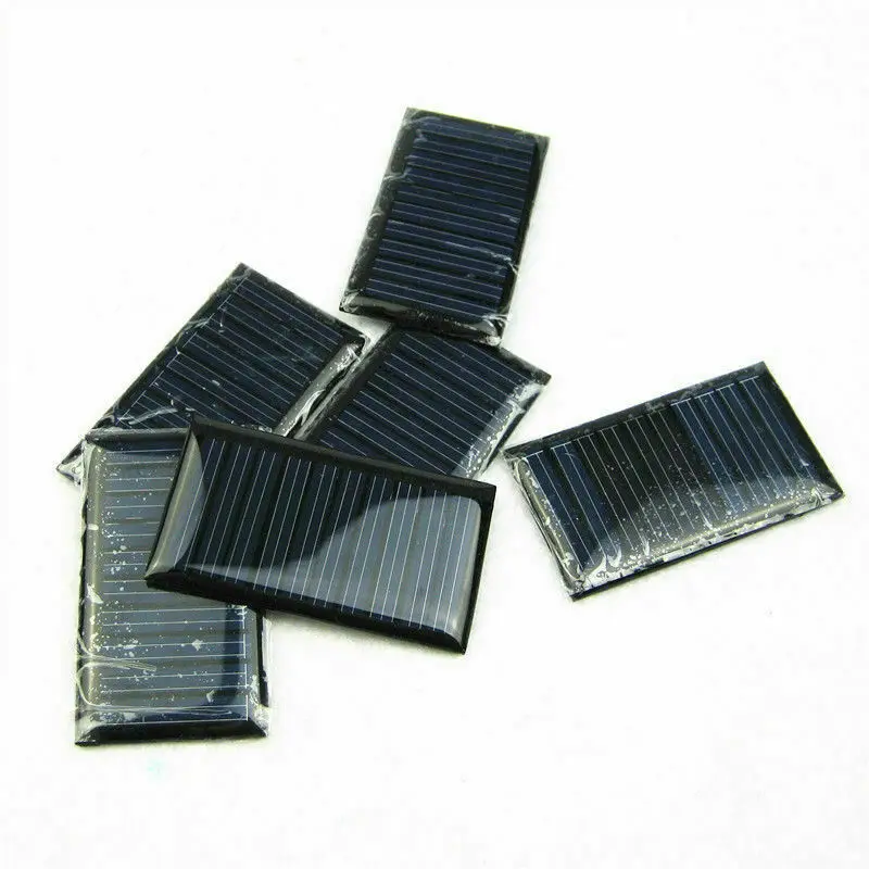 10Pcs/Lot 5V 30mA 53X30mm Micro Mini Small Power Solar Cells Panel For DIY Toy, 3.6V Battery Solar Light Solar Cells Hot Trading