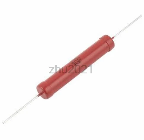 5W 10KV 50M 51M 100M 150M 200M 500M 1G Ohm 1% Tolerance Axial Leads High Voltage Glass Glaze Resistor 8X50MM