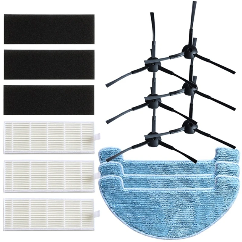 Seite pinsel hepa-filter mopp tuch lumpen für Ecovacs Deebot DM82 M82 Roboter Staubsauger Teile