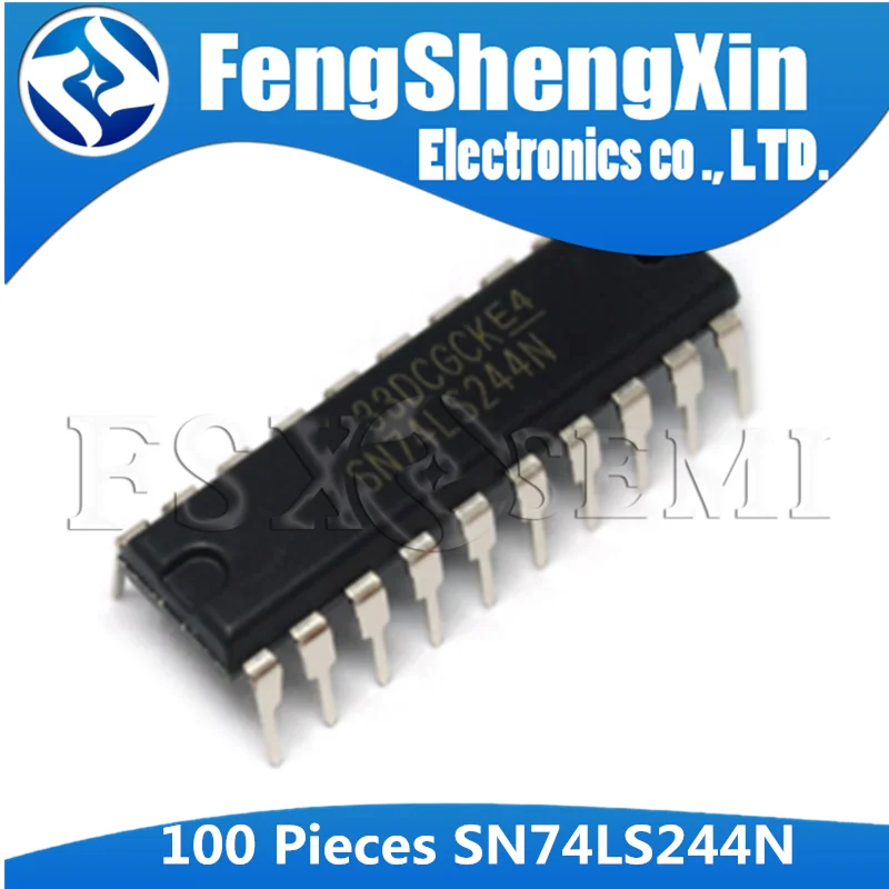 100pcs/lot SN74LS244N DIP-20 74LS244N 74LS244 HD74LS244P OCTAL BUFFERS AND LINE DRIVERS WITH 3-STATE OUTPUTS IC