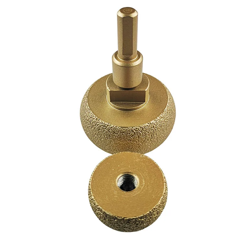 Cabeça de cogumelo para retificação de diamante, vaso de flores com pedrinhas polidas de 40 e 50 diâmetro, biela