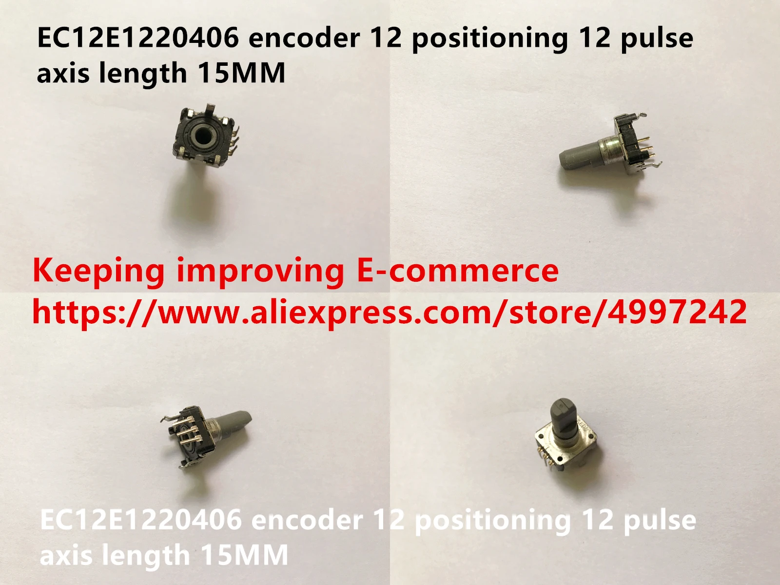 Original new 100% EC12E1220406 encoder 12 positioning 12 pulse axis length 15MM (SWITCH)