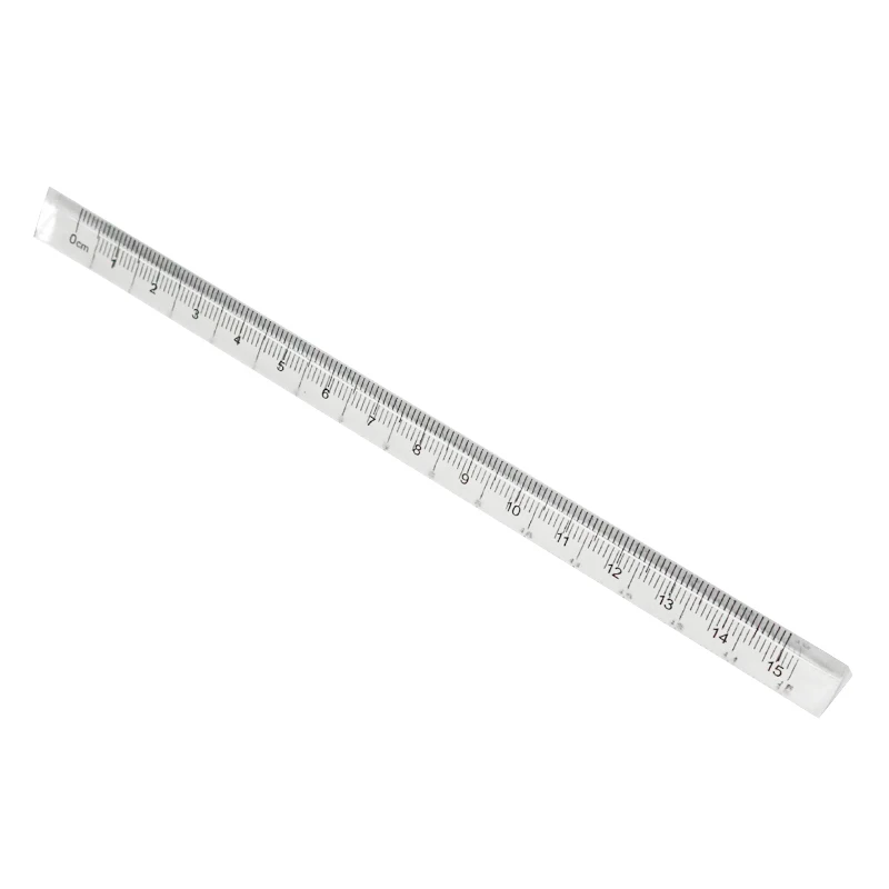 15 Cm Liniaal Plastic Liniaal Rechte Heerser Plastic Meetinstrument Transparante Liniaal Kleine Heerser Voor Student School Office