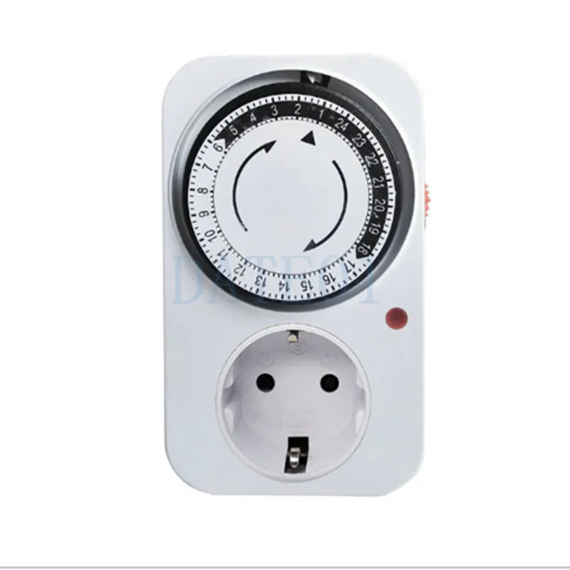 EU UK US Plug Kitchen Socket 24-Hour Cycle Switch Reservation Automatic Power Off Timing Switch