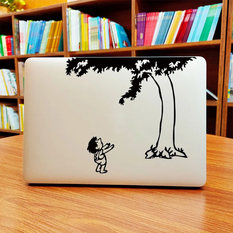 Little Newton  The Law Of Attraction Laptop Sticker for Macbook Decal Pro 16