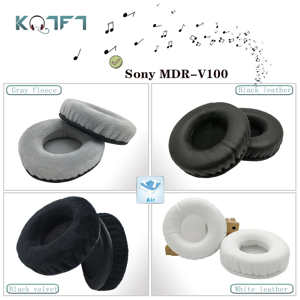 

KQTFT фланель 1 пара сменных амбушюр для Sony MDR-V100 гарнитура подушки для наушников Чехол подушки чашки