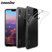 Clear Mobile Back Cover for Huawei P20 Lite 2018/2019 Phone Case Soft TPU Thin Transparent Silicone Funda P20Lite 360 Protective
