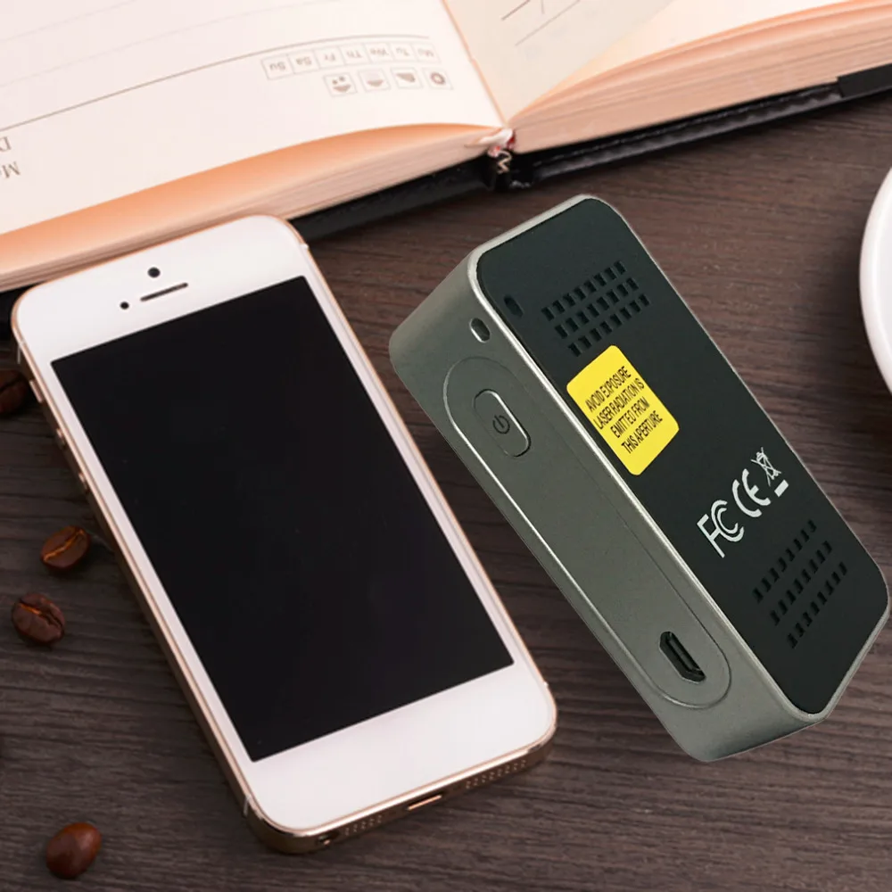 Teclado láser compatible con Bluetooth, teclado inalámbrico portátil de proyección Virtual para Iphone, Android, teléfono inteligente, Ipad, tableta, PC