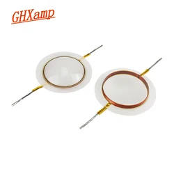 GHXAMP 44.4mm for B&C DE250-8 DE160-8 Treble Voice Coil Milk white film 44.5 core copper clad aluminum coil Speaker Repair