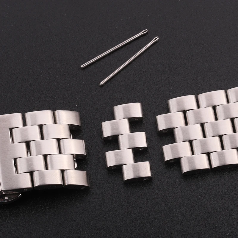 Watch Band Bracelet 20mm 22mm 24mm 26mm Women Men Silver Wrist Stainless Steel Universal Watch Strap Stainless Steel Strap