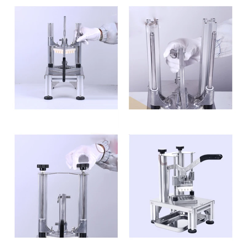 Rebanador multifuncional de pepino y patatas, rebanador de frutas y verduras vertical de acero inoxidable para el hogar, QTJ-J0O2XF