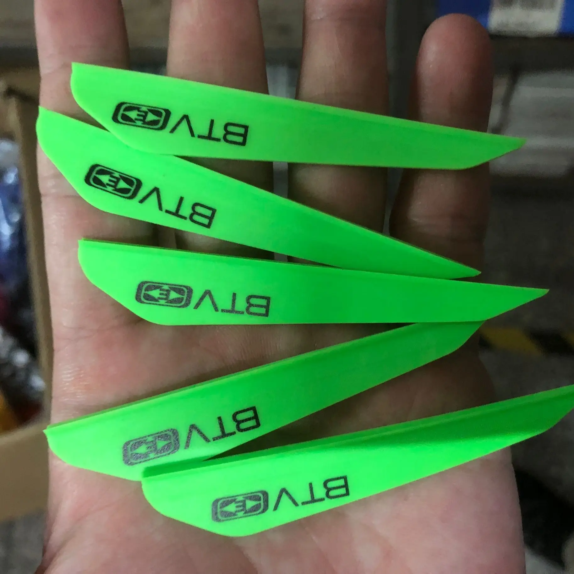 30PCS 3INCH BTV Plastic Vane for Carbon Fiberglass Wood Bolts Arrows Accessories Archery Bow