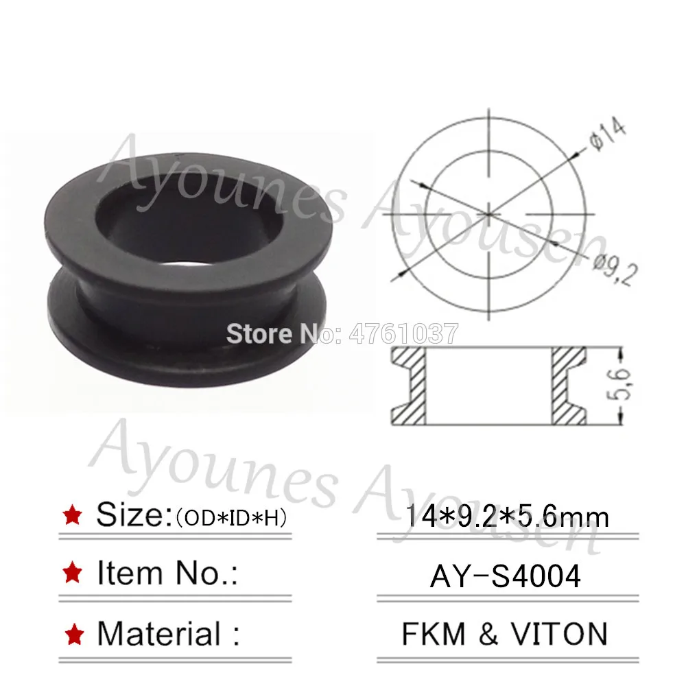 Free Shipping 50pcs For Toyota Universal Fuel Injector Rubber seal Grommet Repair Kits Upper Seal AY-S4004