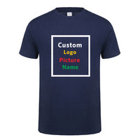 Custom T Shirt Make Your Design Logo Text Men Print Company Team High Quality Cotton Tshirt Personalized Gift 21 Colors XS-5XL