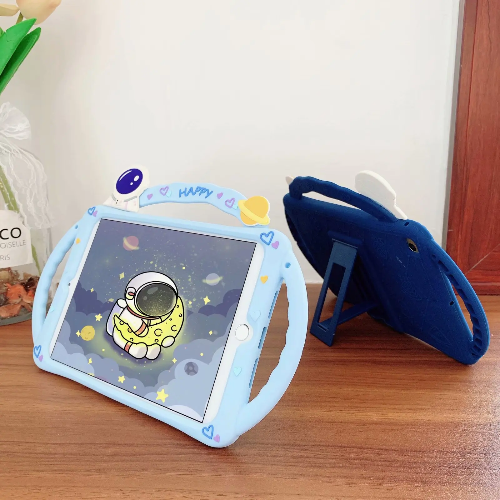 Funda de silicona con dibujos para Xiaomi Mi Pad 5 Pro, carcasa con soporte y correa para Tablet, para niños