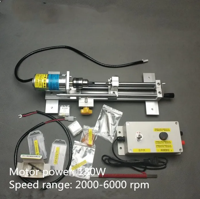 Multifunctional miniature small lathe polishing lathe micro DIY woodworking lathe