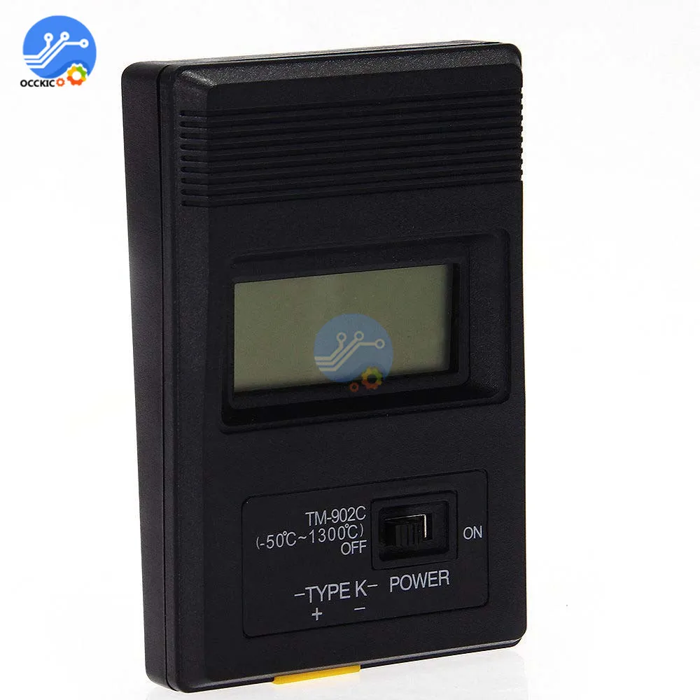 TM902C Digital LCD K Type Thermometer Temperature Single Input Pro Thermocouple Probe detector Sensor Reader Meter TM 902C