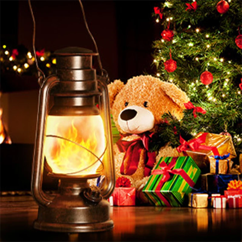 Vintage Camping Lantern Remote Control LED Candle Flame Tent Light USB Battery Power Camping Kerosene Lamp Outdoor Table Lights