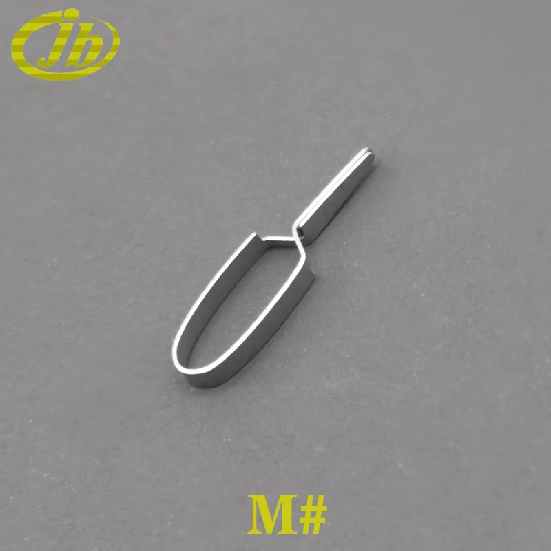 Clips hemostáticos, instrumento de funcionamiento quirúrgico, abrazadera hemostática de acero inoxidable, abrazadera microhemostática