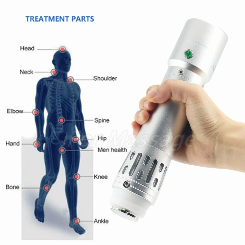 Zewnętrzna maszyna do terapii falą uderzeniową do leczenia ED i bólu barkowego fala uderzeniowa Instrument do użytku domowego masażer relaksacyjny