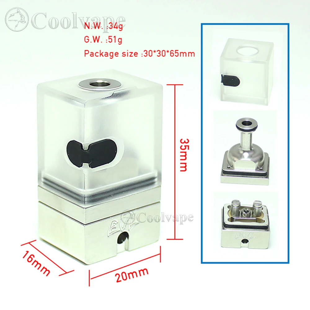 

SXK Vape DotMod DotAIO AIO Pod EVL Dot Spot поликарбонатный мост RBA подходит для DotMod DotAIO AIO Pod аксессуары для электронных сигарет