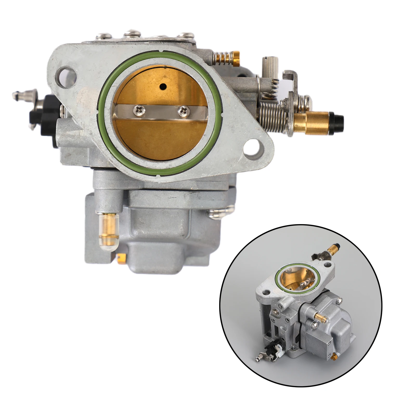 

Topteng Carburetor Carb fit for YAMAHA outboard 40HP E40XMH 2 Stroke 66T-14301-02-00