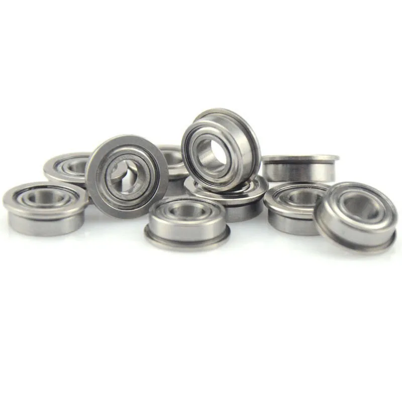 500pcs miniature Flanged bearing F694ZZ 4*11*4mm LF-1140ZZ flange deep groove ball bearings F694 -2Z F694Z 4x11x4 mm