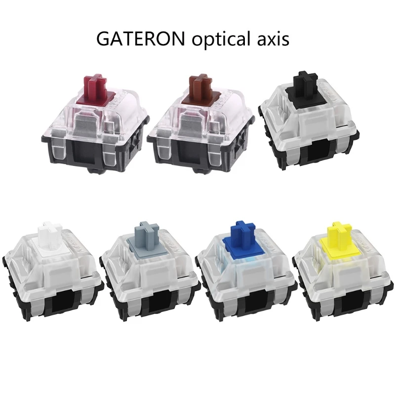 Gateron Optical Switch Interchange For Gateron Optical Switches Mechanical Keyboard GK61 SK61 SK64 Blue, Red, Brown, Black, Silv