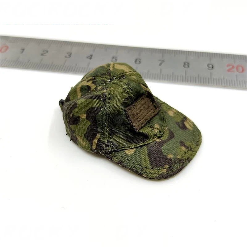 Scale 1/6 EASY&SIMPLE ES 26042R USA Continental Tropical Version Green Baseball Cap Camouflage For Usual 12 inch Doll Soldier