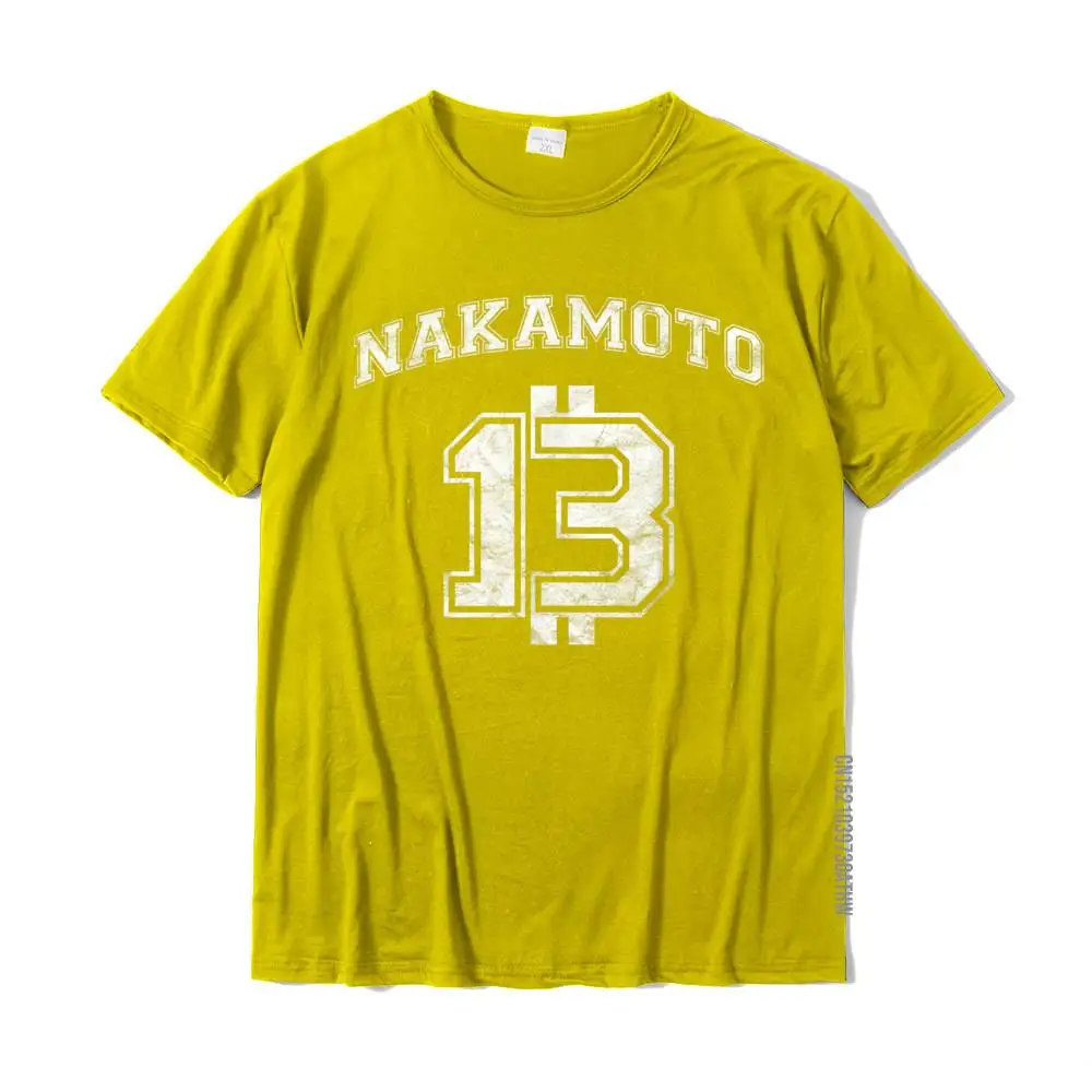 Satoshi Nakamoto Bitcoin Logo College Team Style Distressed T-Shirt Tops T Shirt Oversized Unique Cotton Men T Shirts Casual