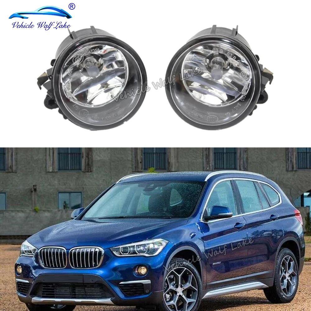 

Светильник ры для BMW X1 F48 2016 2017 2018, автомобильный Стайлинг, передние Галогенные Противотуманные фары, противотуманные фары с лампочками