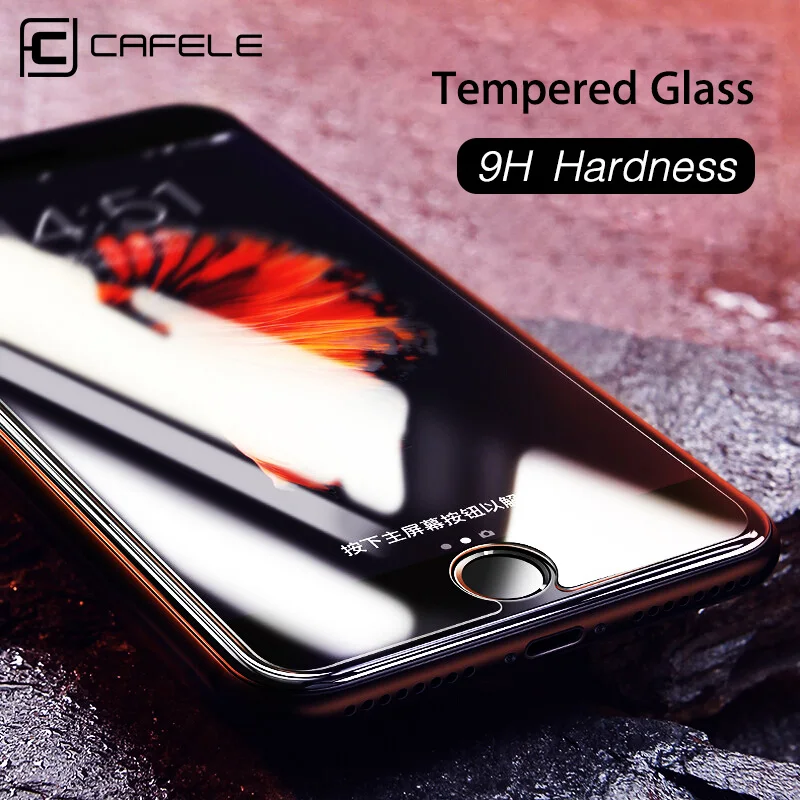 

CAFELE Screen Protector for iPhone 11 13 12 Pro Max X XR Xs Max 8 7 6 6s Plus HD Clear Tempered Glass For iPhone 5 5s SE Thin