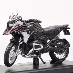 Çocuklar çocuk 1:18 ölçekli R1200GS moto rcycle modeli Diecast araç macera Touring bisiklet Moto R 1200 GS minyatür döngüsü 2017 hatıra