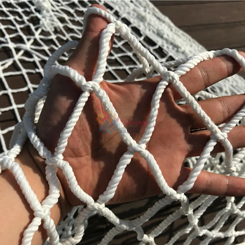 Grid 3/5/10cm Nylon Safety Net Balcony Railing Fence Children Stairs Anti Falling Safety Netting DIY Plant Flowers Protection 1m