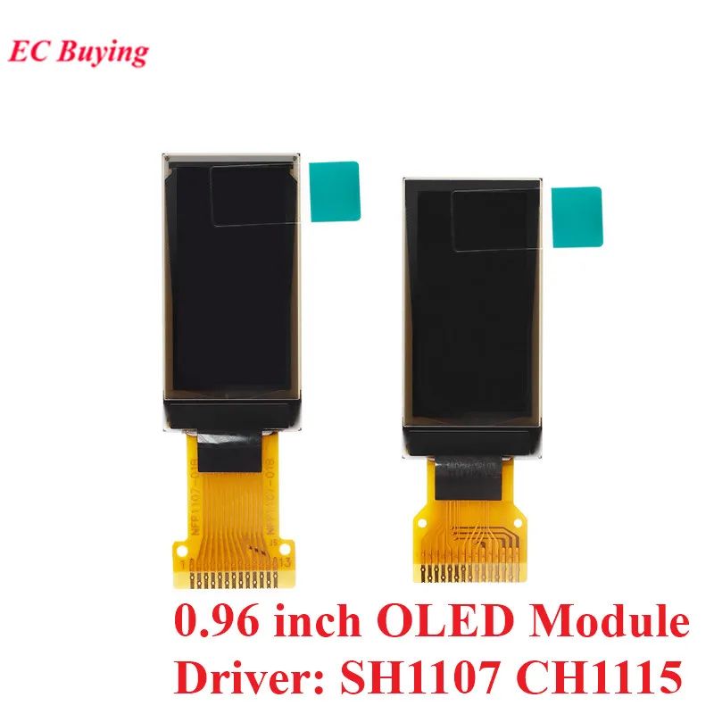 

0.96 inch OLED Module 0.96" Screen White 128X64 12864 OLED LCD LED Display Module IIC SPI Interface SH1107 CH1115 for Arduino