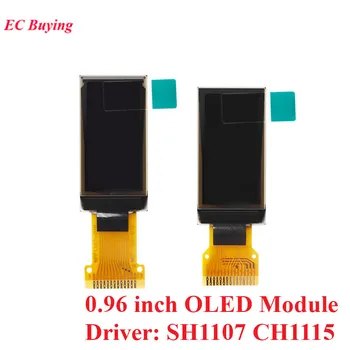 OLED LCD LED 디스플레이 모듈 IIC SPI 인터페이스, 아두이노용, 0.96 인치, 0.96 인치 스크린 화이트, 128x64 12864, SH1107, CH1115