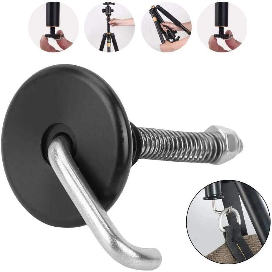 Mini DSLR/SLRกล้องขาตั้งกล้องตะขอแรงโน้มถ่วงพรีเมี่ยมโลหะทนทานยิงขาตั้งกล้องHook 3/8ฤดูใบไม้ผลิสำหรับGITZO