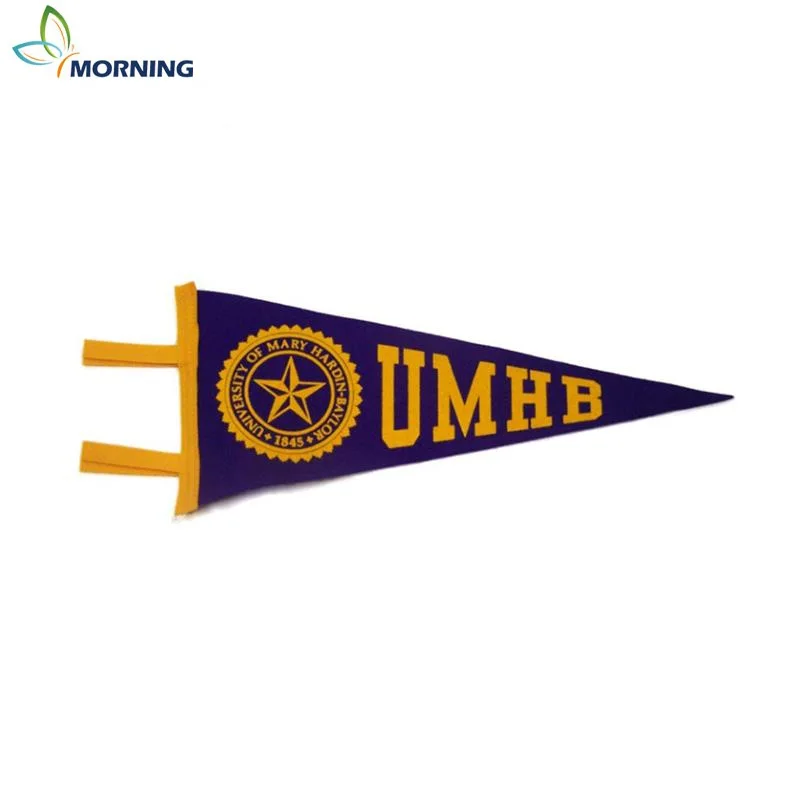 customized size and color Felt Pennant Flag for advertising  with logo