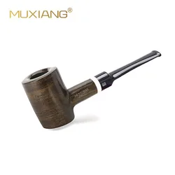 DIY Hammer Type Ebony Pipe 9mm Filter Tip Pipe Wood Pipe and Accessories Men's Gentleman Gifts Christmas Limited Commemorative